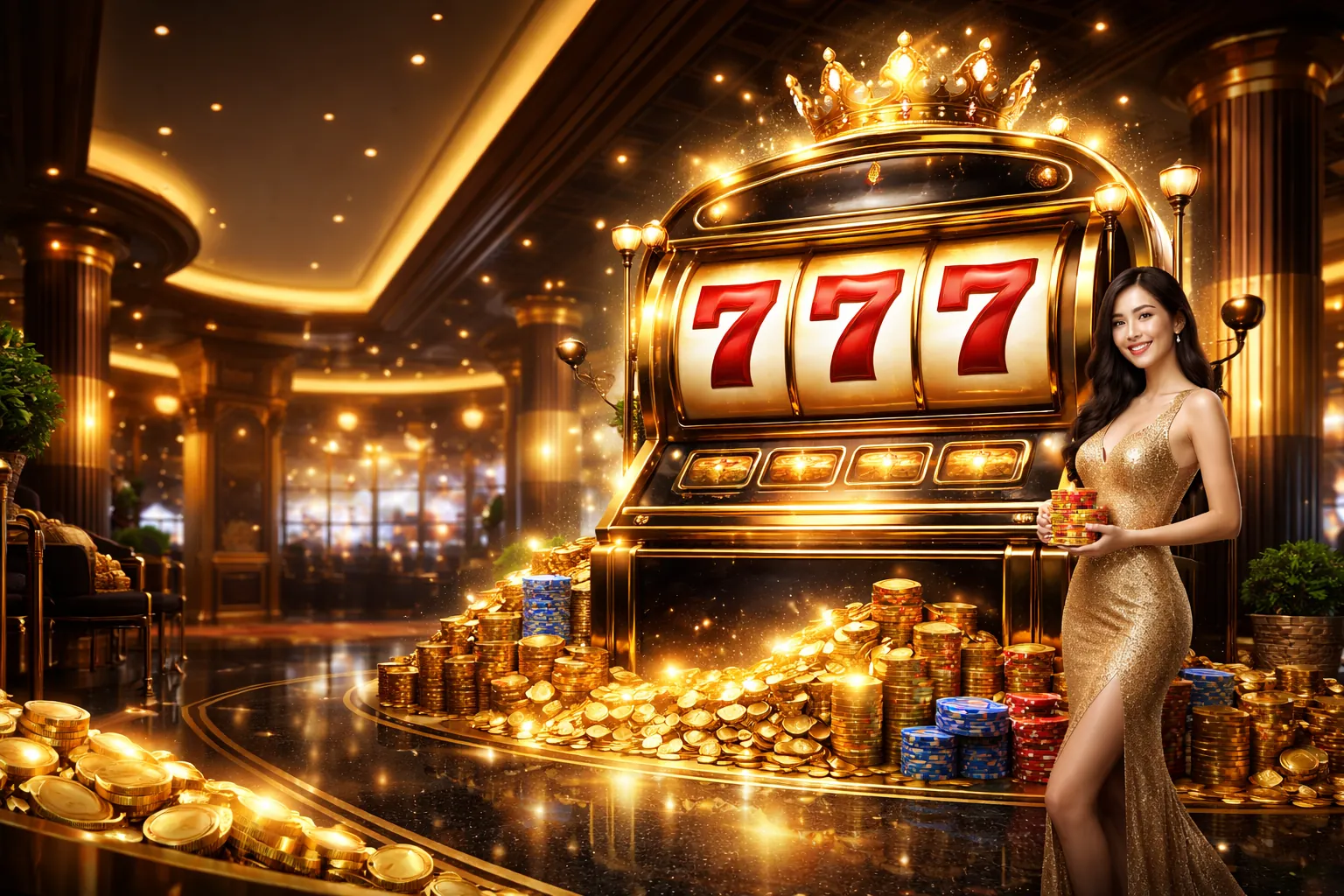 Máy đánh bạc nổ hũ với biểu tượng 39go99 bet